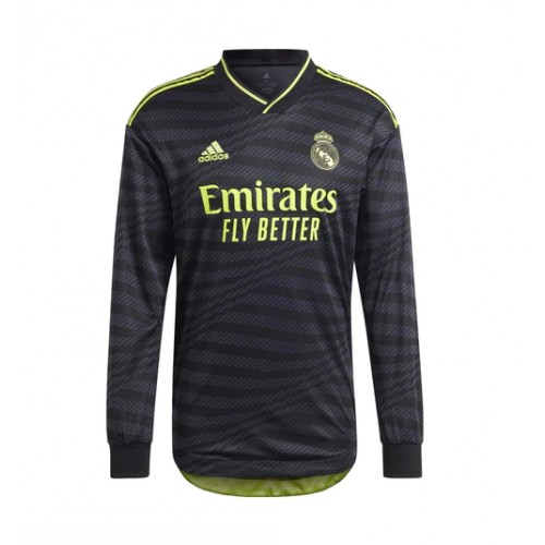 Real Madrid David Alaba #4 Tredjedrakt 2022-23 Langermet Real Madrid David Alaba #4 Tredjedrakt 2022-23 Langermet